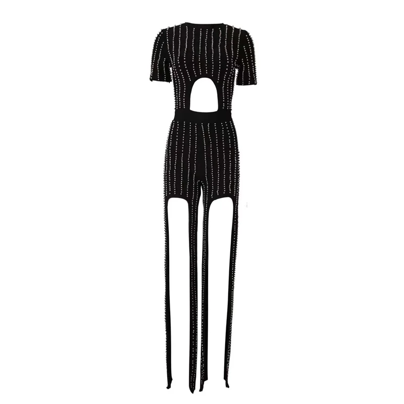 Летний женский бандажный комбинезон Новое поступление роскошный облегающий