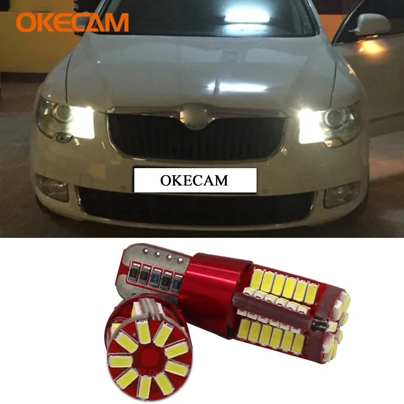 2 шт. Автомобильные светодиодные лампы CANBUS T10 W5W 3014SMD 57 LED s|Сигнальная лампа| |