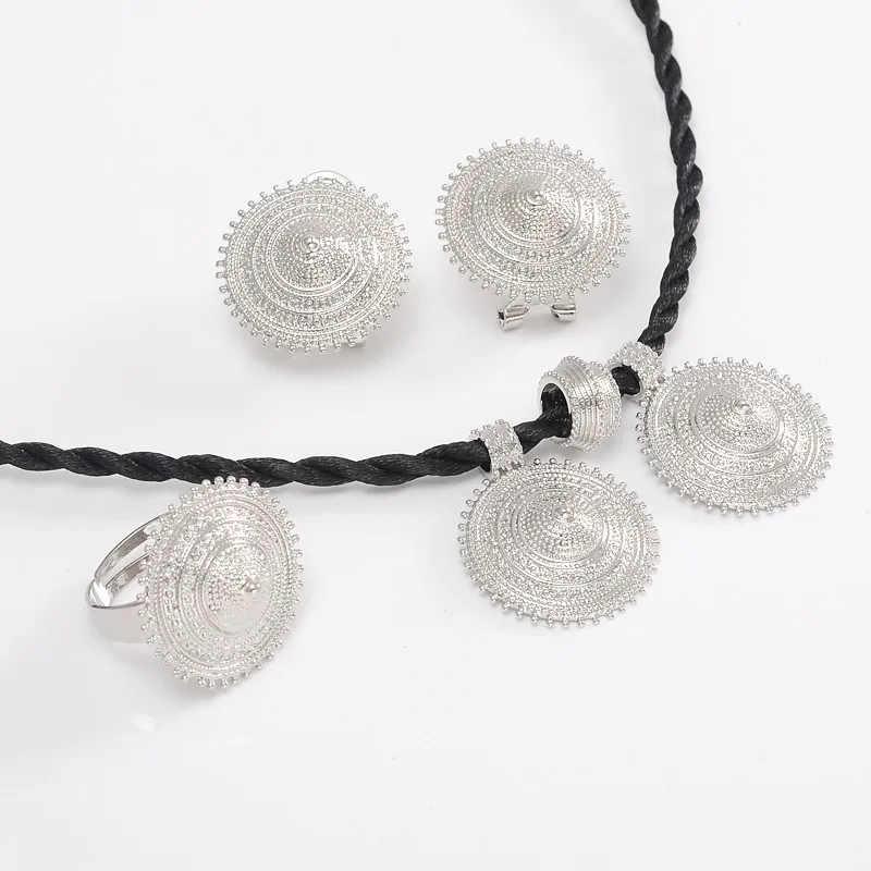 Новинка 2017 подвеска веревка серьги кольцо GF Эритрея Африка помолвка Эфиопия