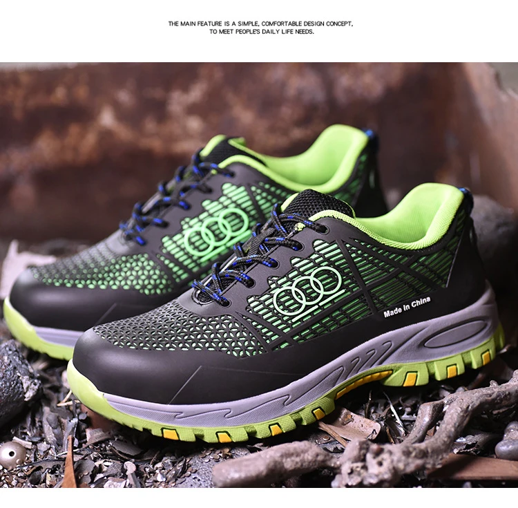 Г. Брендовые мужские и женские рабочие ботинки со стальным носком мягкая мужская обувь со стальной подошвой средней высоты, ударопрочный размер 38-44