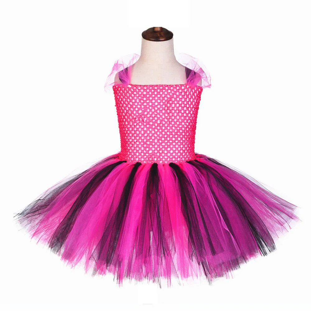 Girls Dress Пышное фатиновое платье для девочек с рисунком «кукла-сюрприз»; платья для девочек; платье-пачка длиной до колена с повязкой на голову - Цвет: Girls Dress