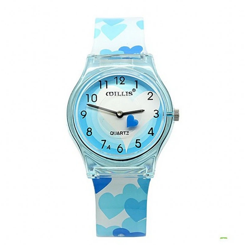

New Arrival Brand Heart Waterproof Kids Watch Fashion Candy Quartz Silicone Casual Clock Relogio kol Saati