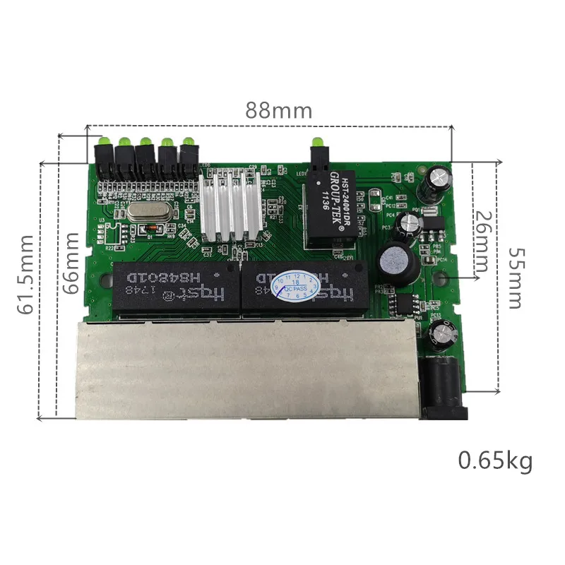 OEM 5-портовый гигабитный модуль коммутатора Ethernet самая дешевая сетевая