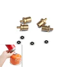 Адаптер для заправки газа для кемпинга, плоские аксессуары для длинного наполнения, аксессуары для подключения газового баллона