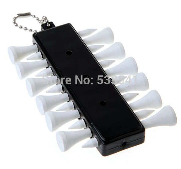 ( 10 шт. ) гольф-ти держатель перевозчик 12 деревянные тис с 3 маркеры брелок |