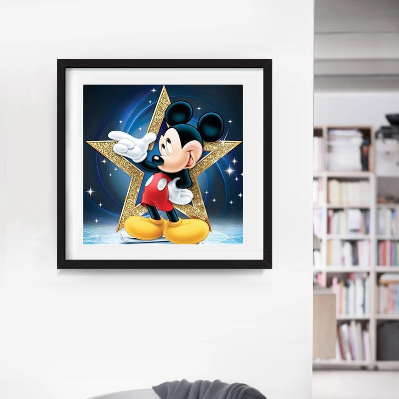 Мозаичная вышивка крестиком 5-Star mouse картина домашний Декор подарок Полный Круглый 3D diy алмазная живопись Бесплатные наборы для вышивки крестиком