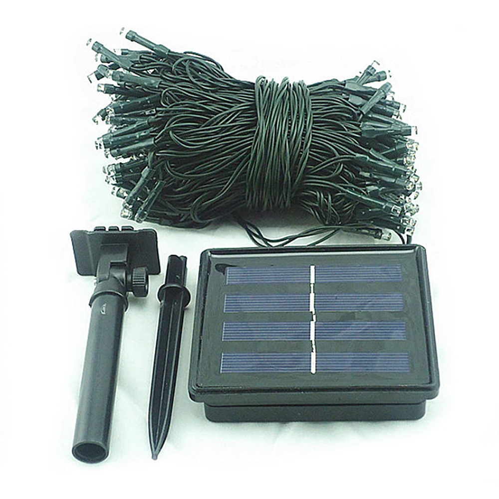 Водонепроницаемая светодиодная гирлянсветильник на солнечной батарее 30 м 300