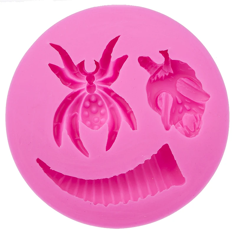 Силиконовая форма в виде черепа или паука | Дом и сад