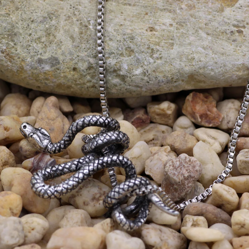 Змеиное ожерелье подвеска в виде виноградной лозы змеи змеиное животное