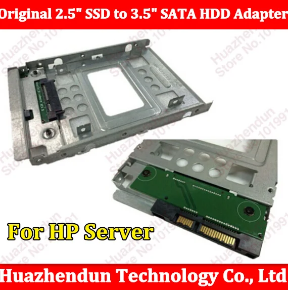 1 шт./лот 2 5 &quotSSD до 3 5&quot SATA адаптер лоток конвертер SAS HDD кронштейн Caddy HP 654540-001