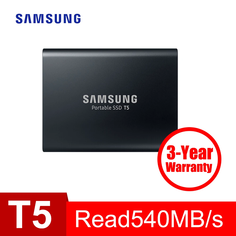 SAMSUNG T5 внешние твердотельные накопители 1 ТБ USB3.1 Gen2 внешний SSD жесткий диск USB3.0 HDD