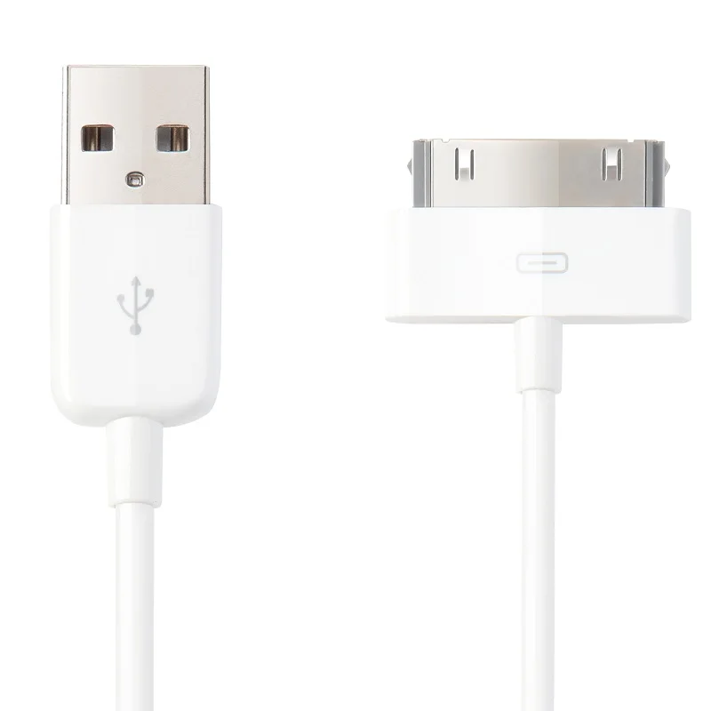 USB кабель Snowkids для iPhone 4 3 3G iPad 2 iPod Nano 30 контактный адаптер быстрой зарядки и