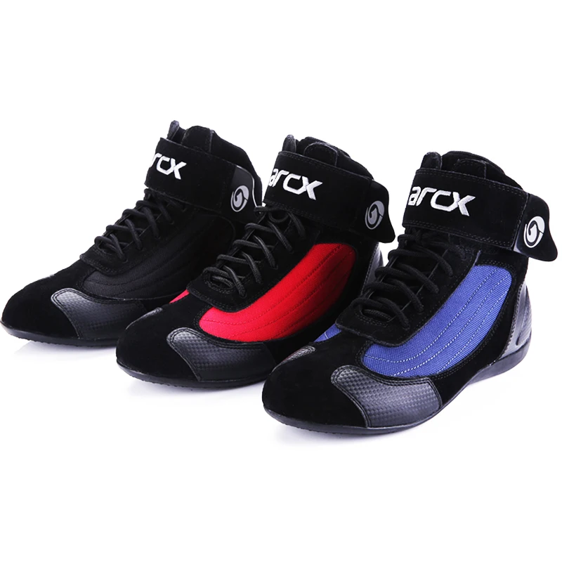 Ботинки мотоциклетные ARCX мужские из натуральной воловьей кожи кроссовые ботинки