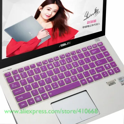 Purple Для ASUS X441n X441s X441M X441MA X44H X441U X441UA X441UB X441BA X441Na 14 дюймов чехол для клавиатуры ноутбука Защитная крышка охранник - Цвет: Purple