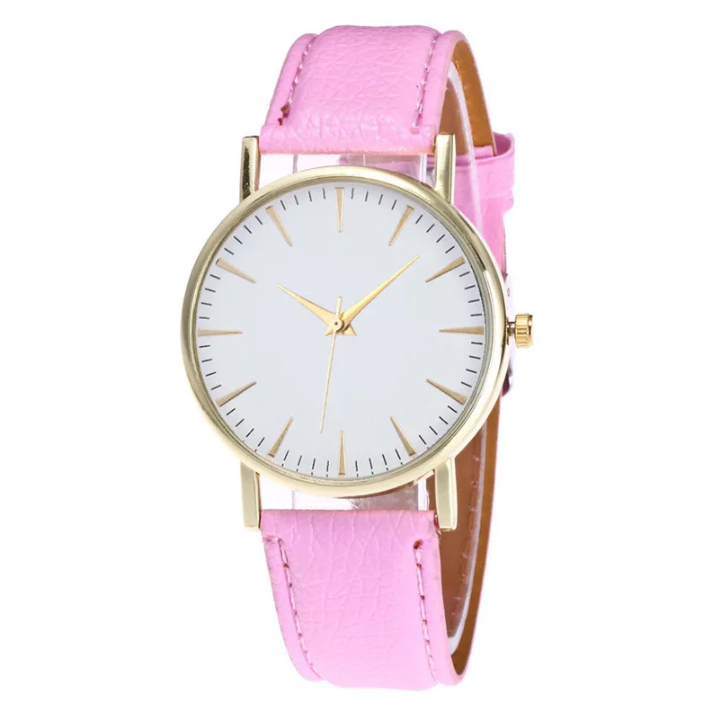 2019 высококачественные женские Часы повседневные часы с пряжкой кожаный ремешок