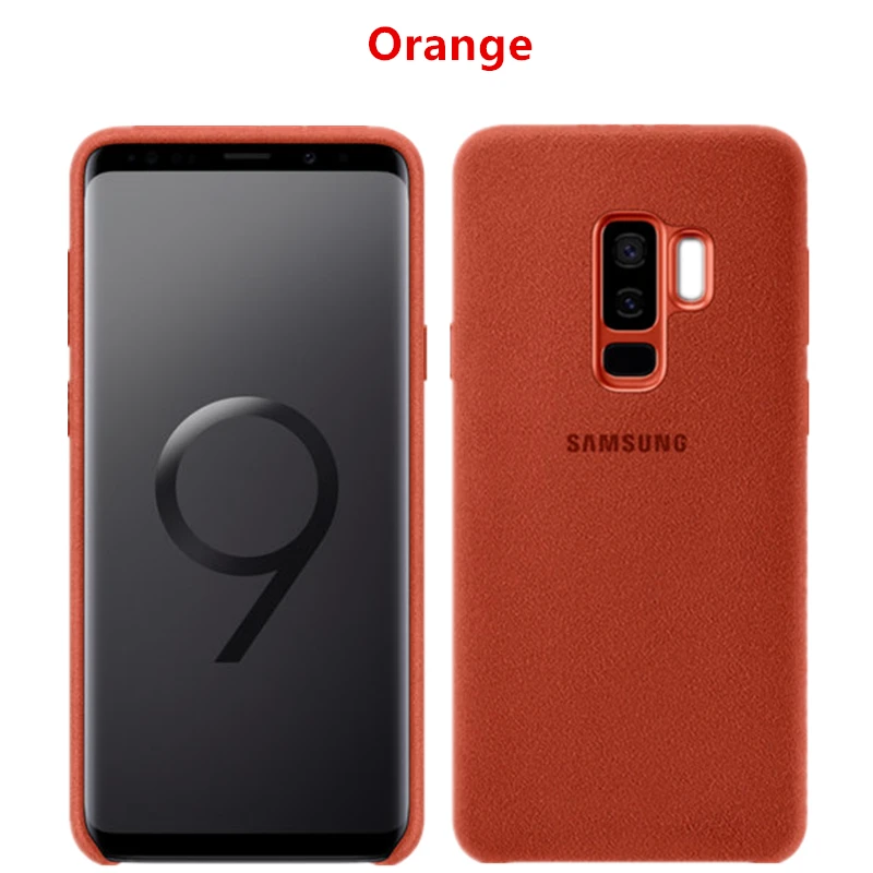 100% Оригинальный чехол Samsung Galaxy S9 / Plus кожаный для защиты от падения противоударный