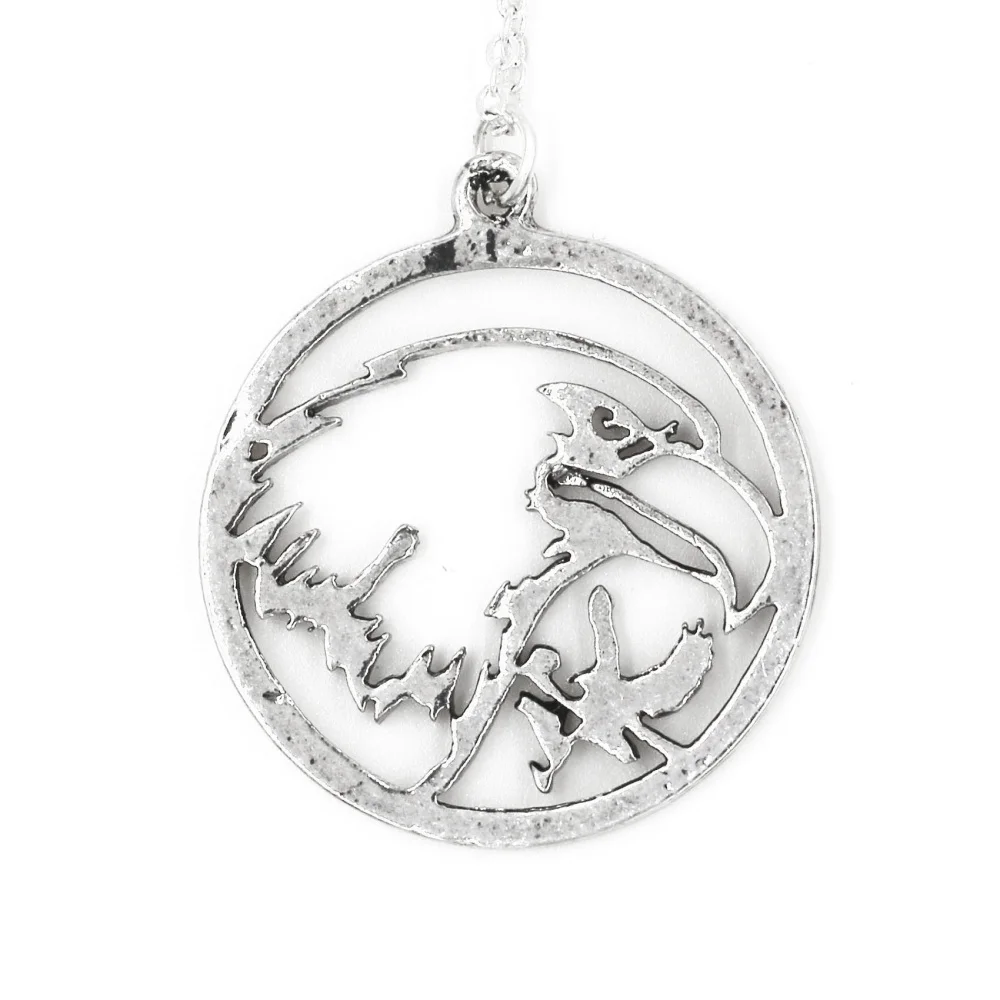 

New Arrival Bald Eagle Necklace Pendants Dog Lover Charms Memorial Gift Jewelry Necklace Women Choker Silver