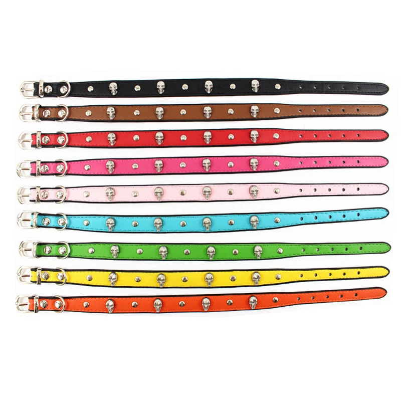 Аксессуары для домашних животных из цинкового сплава кожаный ошейник собак