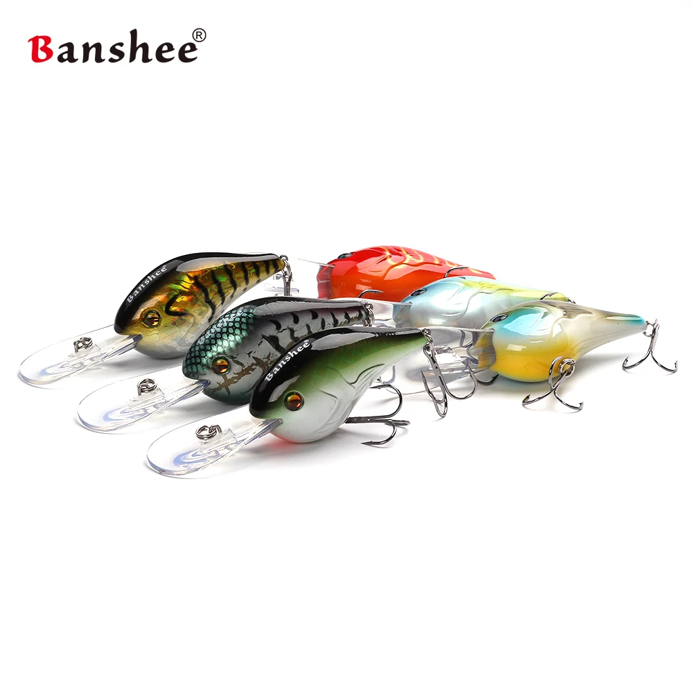 Banshee 6 шт./лот 75 мм 24 г VC02 рыболовная жесткая приманка Chub круглая Щука Walleye Bass