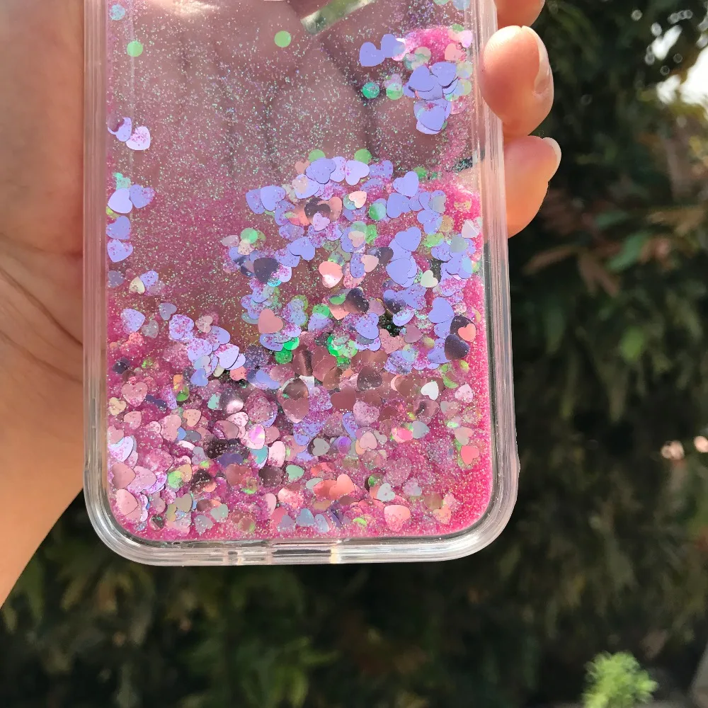 For Samsung J3 2015 Water Cases Liquid Heart Stars Glitter Dynamic Quicksand Soft Phone Case Cover for J300 Coques Funda |