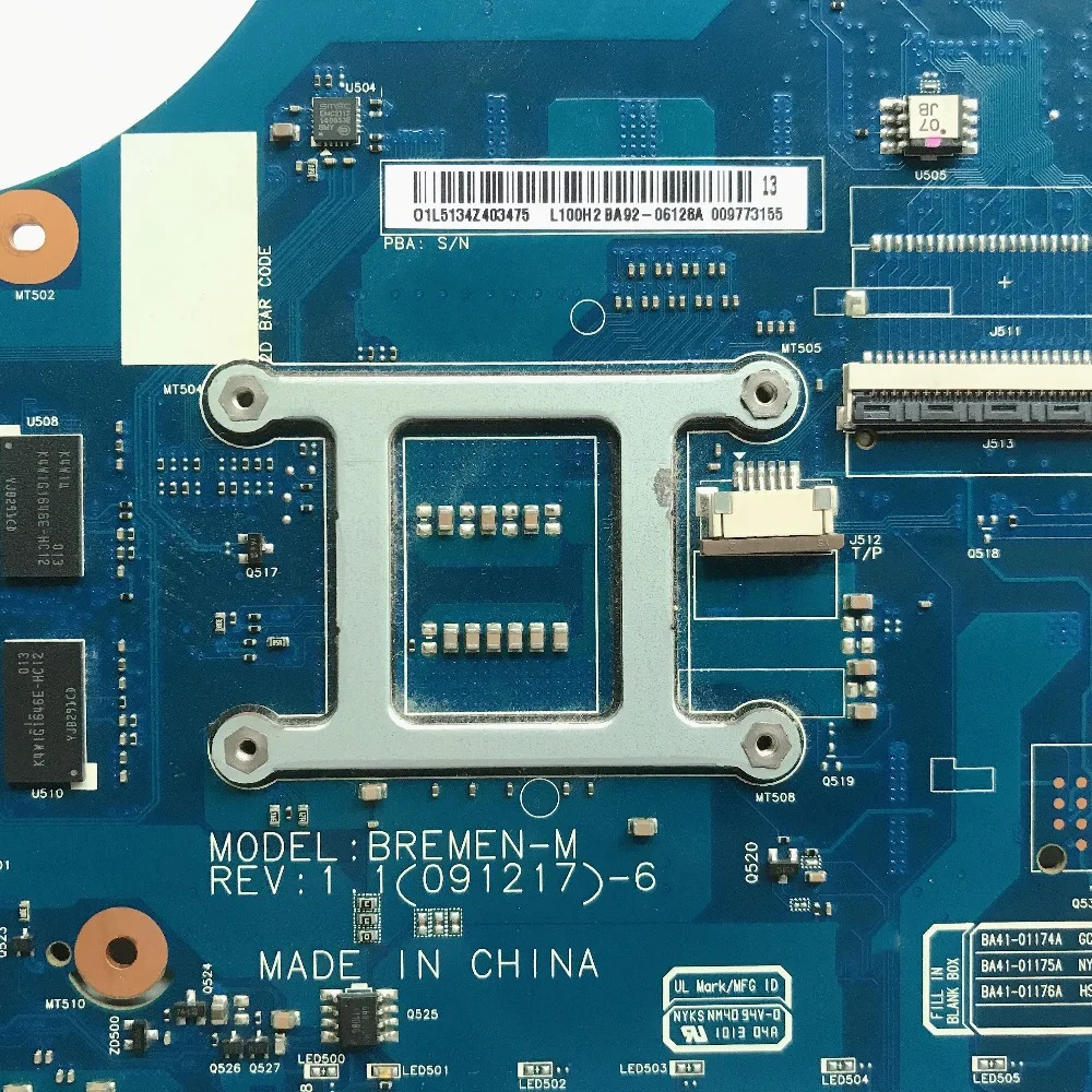 SZWXZY отличная материнская плата для ноутбука Samsung NP R580 HM55 GT310M DDR3 BA92 06128A 06128B 100%