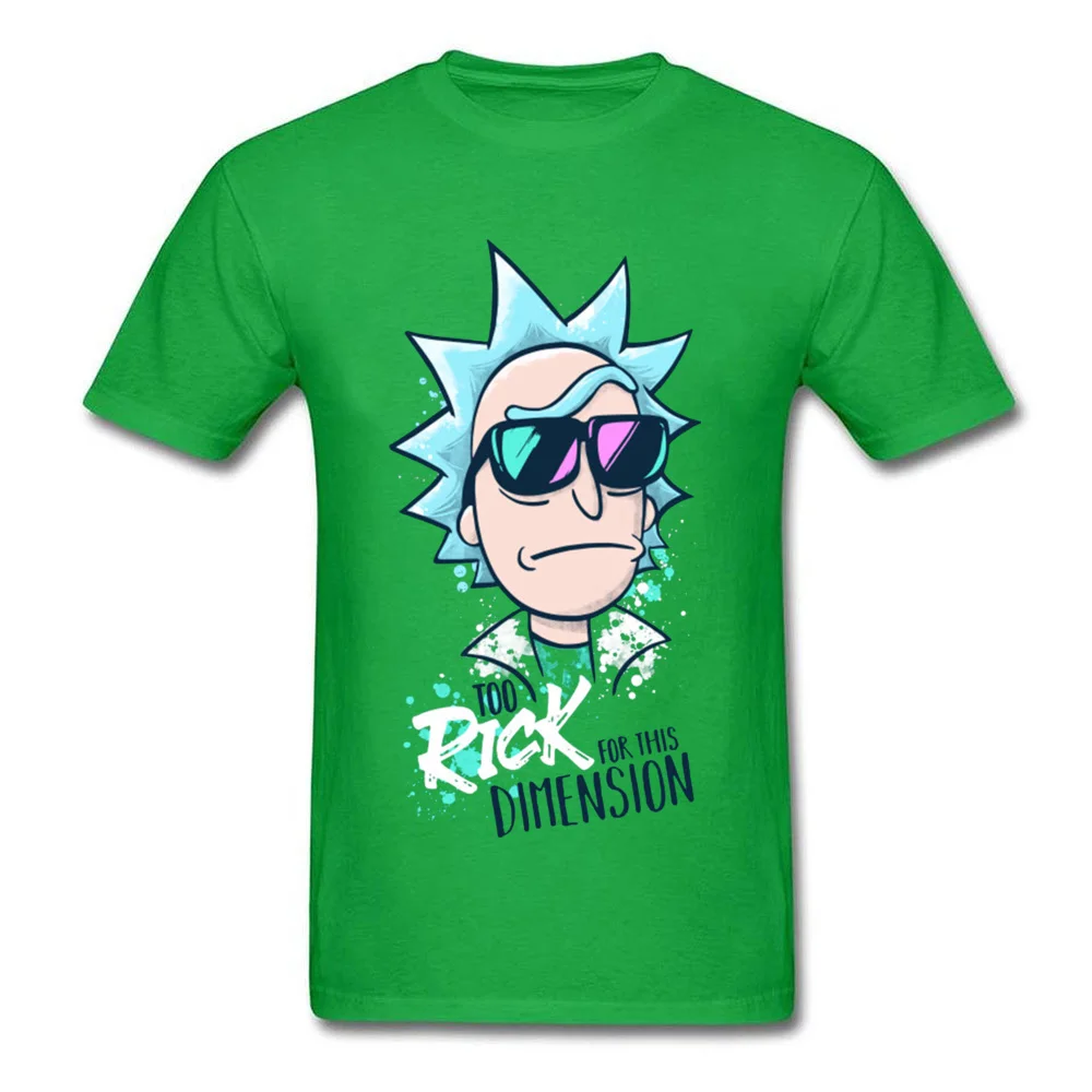 Swag мужские футболки Too Rick For This Di мужские футболки, хип хоп, Рик и Морти, футболки, наука гик, мультяшная футболка зеленого цвета