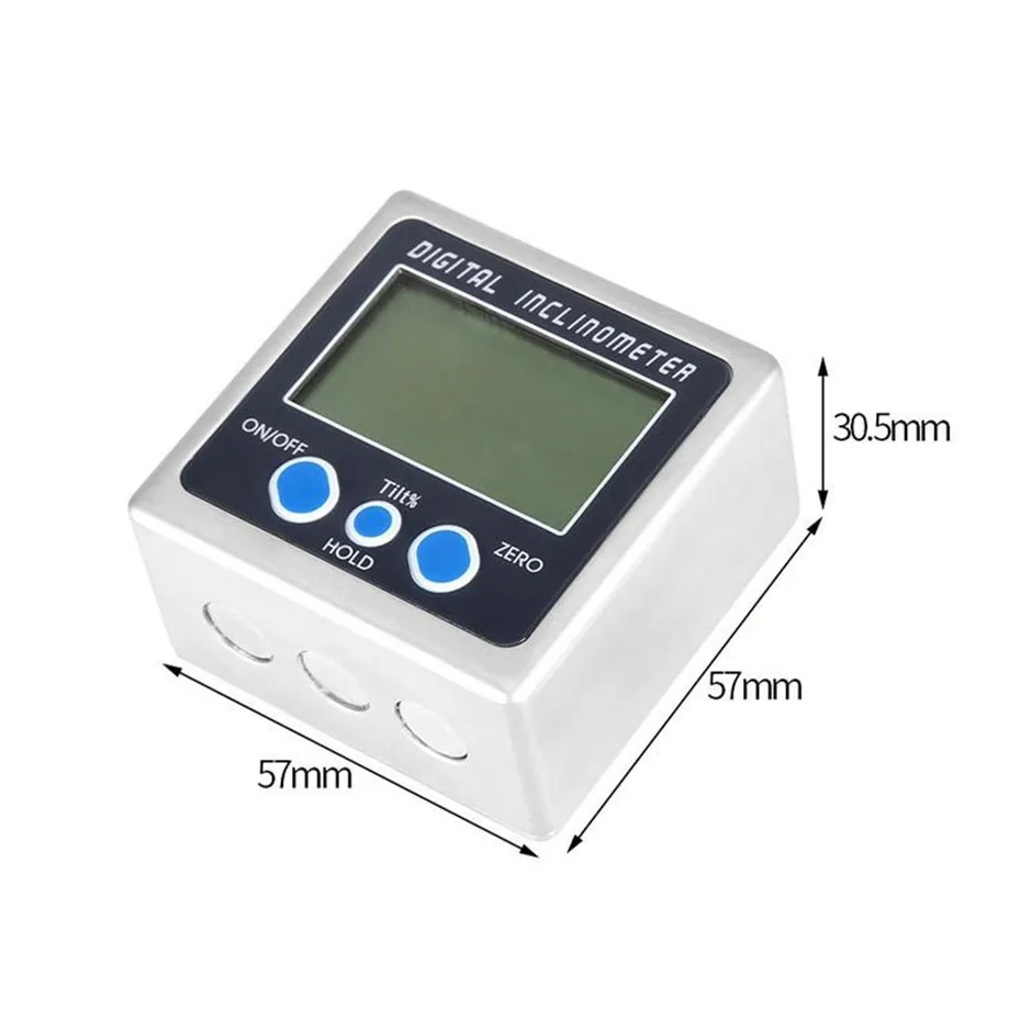 Digital Protractor Inclinometer Angle Level Box With Three Magnets Base Electronic 360 Gauge Meter | Инструменты