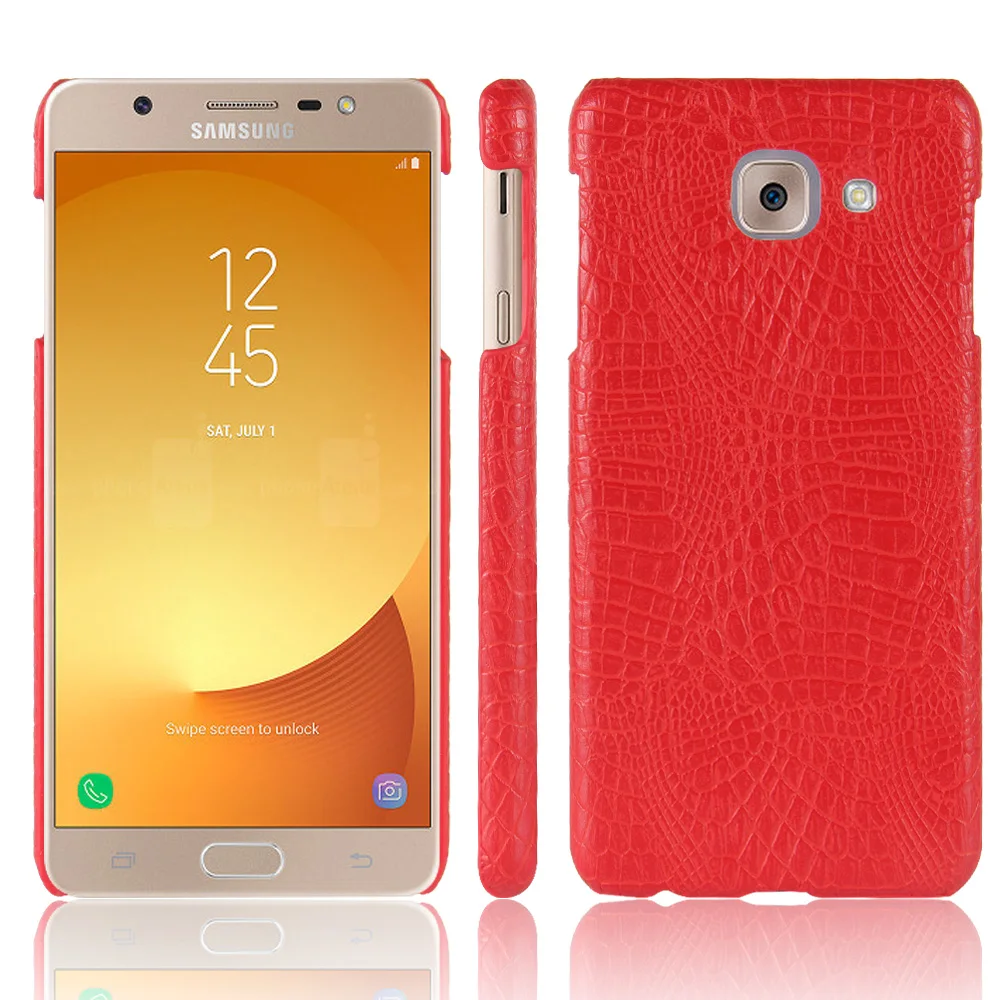Чехол из крокодиловой кожи для samsung Galaxy J7 Max роскошный противоударный чехол с