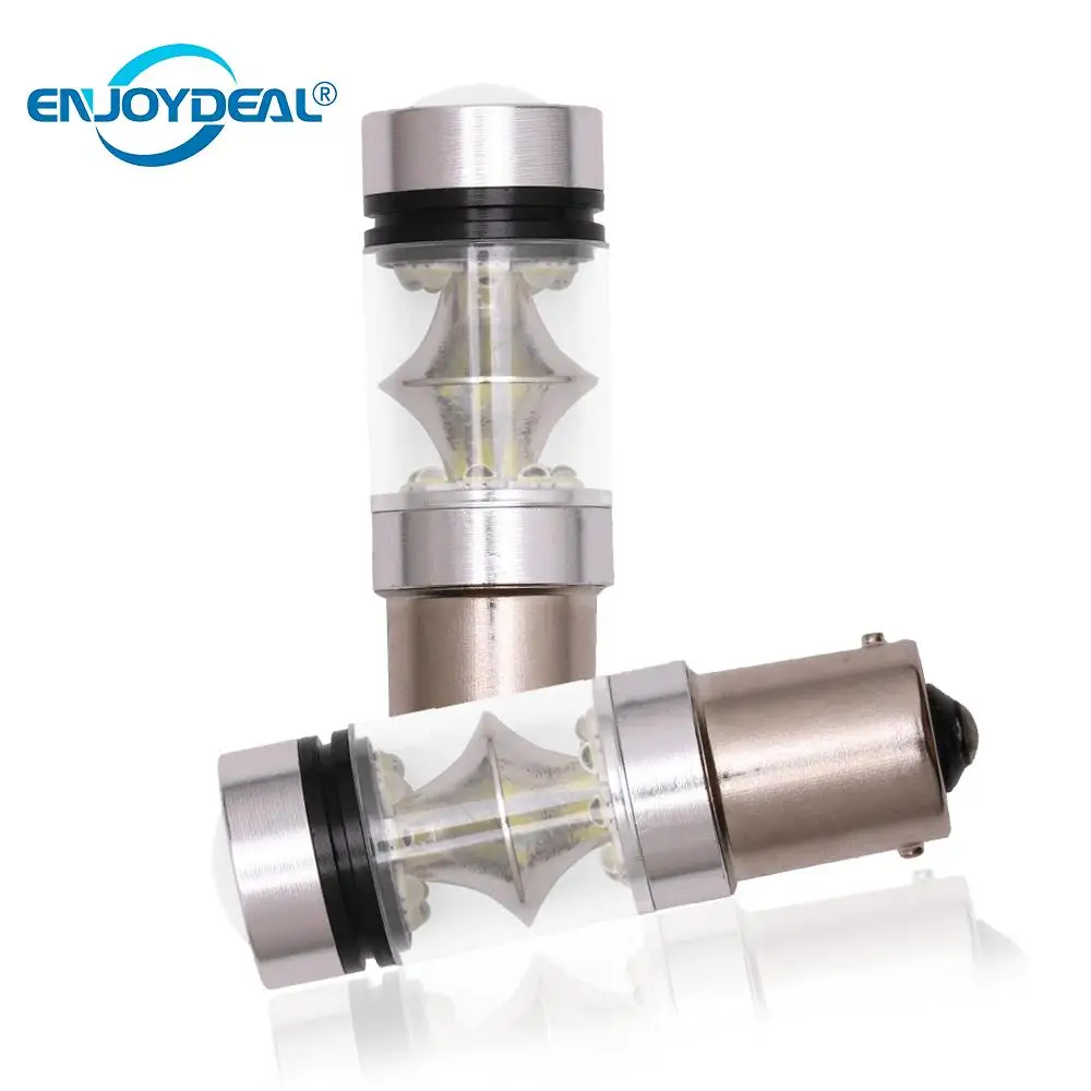 2 шт. супер яркая 1156 2828 SMD 100 Вт Светодиодная Автомобильная DRL противотуманная фара
