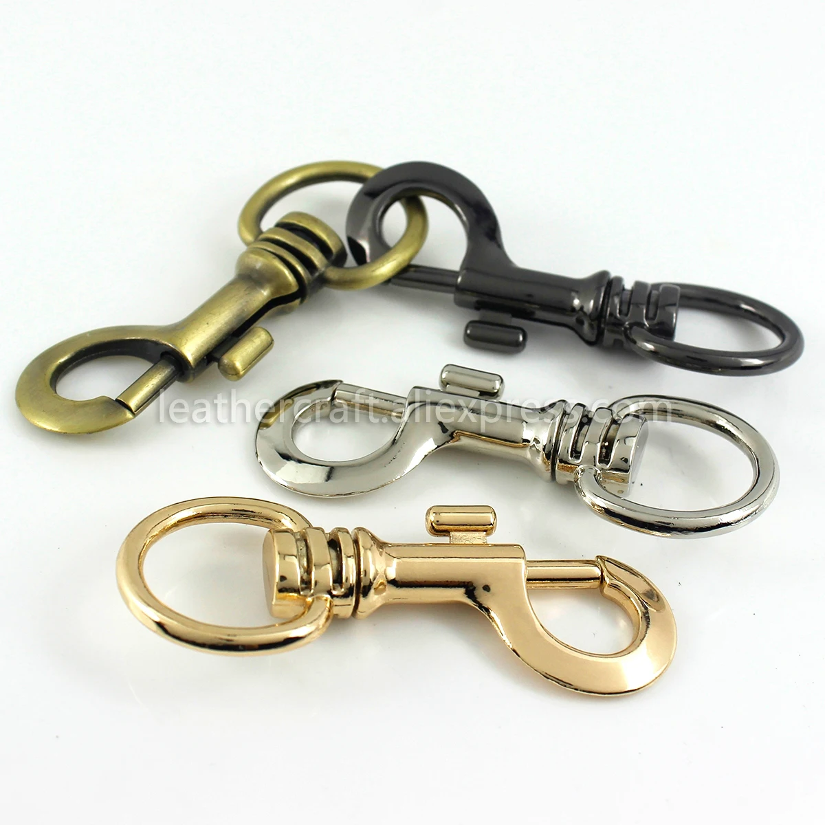 1 Pcs Metal Snap Hook Trigger Clips Lobster Claps for Leather Craft Bag Purse Strap Belt Keychain Webbing Connecting Large Size | Дом и сад