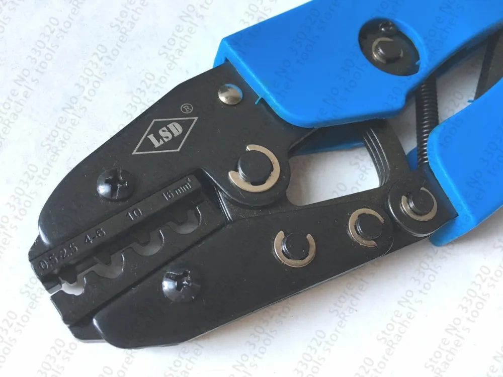 Hand crimping tools for non-insulated terminals cable lug ratchet pliers 0.5-16mm2 AN-0516 | Инструменты