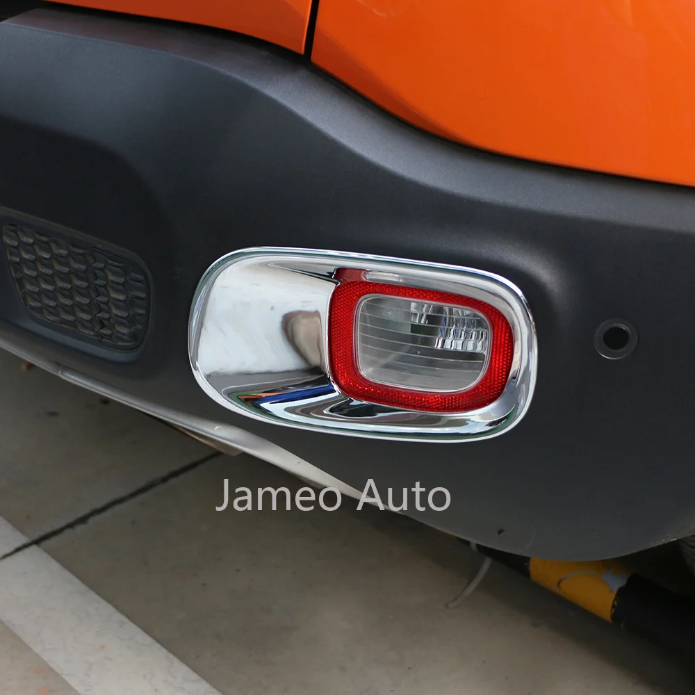 Подходит для Jeep Renegade 2015 2016 2017 2018 хромированный задний бампер