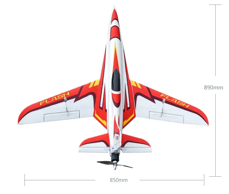 Радиоуправляемый самолет FMS Plane 850 мм Flash Racing Racer высокая скорость до 180 км/ч FPV PNP |