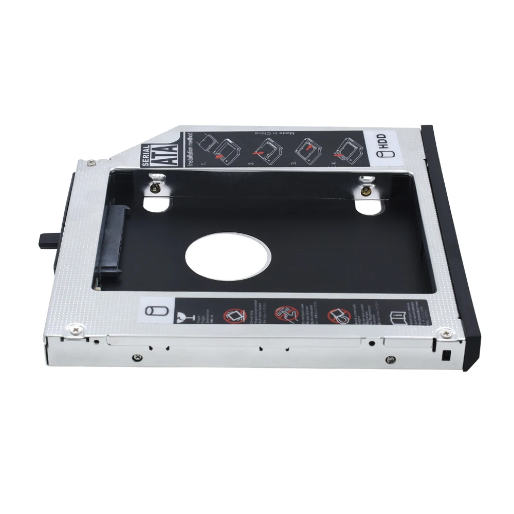 TISHRIC 12,7 мм SATA 3,0 HDD Caddy HDD Чехол коробка HDD 2,5 Optibay алюминиевый корпус для lenovo ThinkPad T420 T430 T510 T530 W700