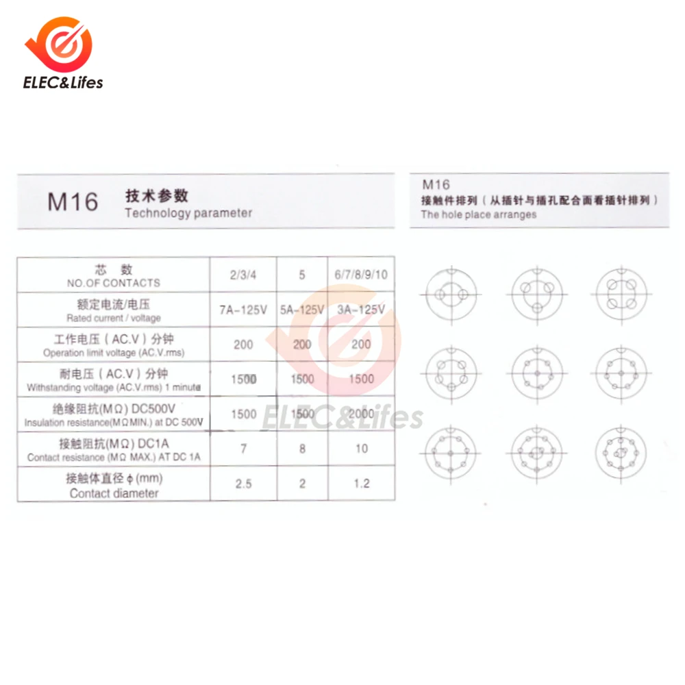 GX16 3-контактный 4-контактный 5 Pin-8 Pin 16 мм Мужской Женский авиационный разъем 2/6/7/9/10Pin провод винт крепления панели разъем круглое гнездо переменного тока