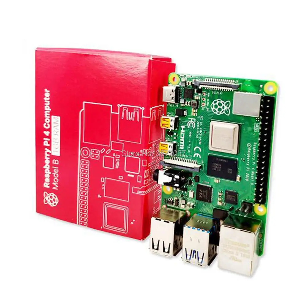 DIYmall Raspberry Pi 4 Модель B 1Г 2Г сети 4G Ram 1,5 ГГц 64 бит четырехъядерный последняя версия