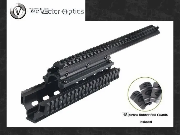 Бесплатная доставка Saiga12 тактическая система Quad Rail подходит для Saiga 12 Ga. и