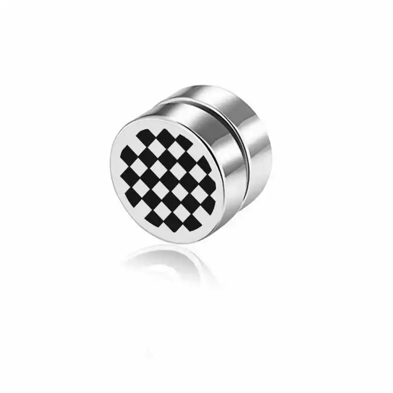 picture 10 Мужская мода, 1 шт., простые аксессуары без отверстия для ушей, популярные ювелирные изделия, дешевый подарок для влюбленных, опт, женские серьги, Новые магнитные серьги - Окраска металла: picture 10