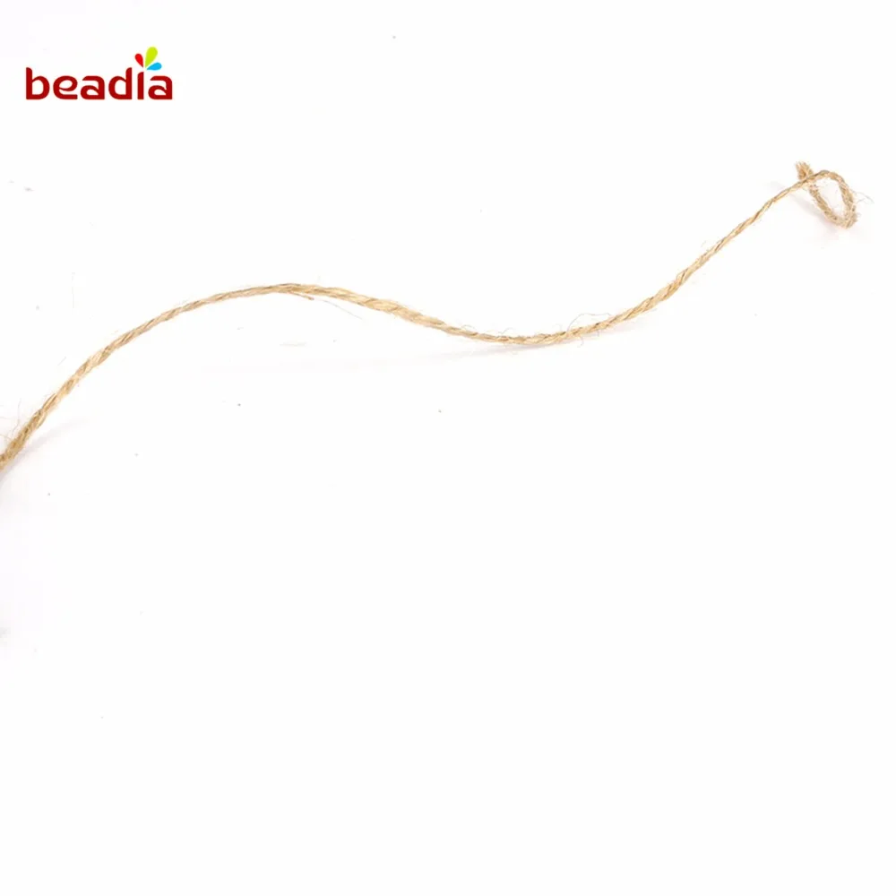 High Quality 100m/roll Natural Jute Burlap Hemp Rope Party Wedding Gift Wrapping Cords Thread DIY Event &amp Decor | Дом и сад