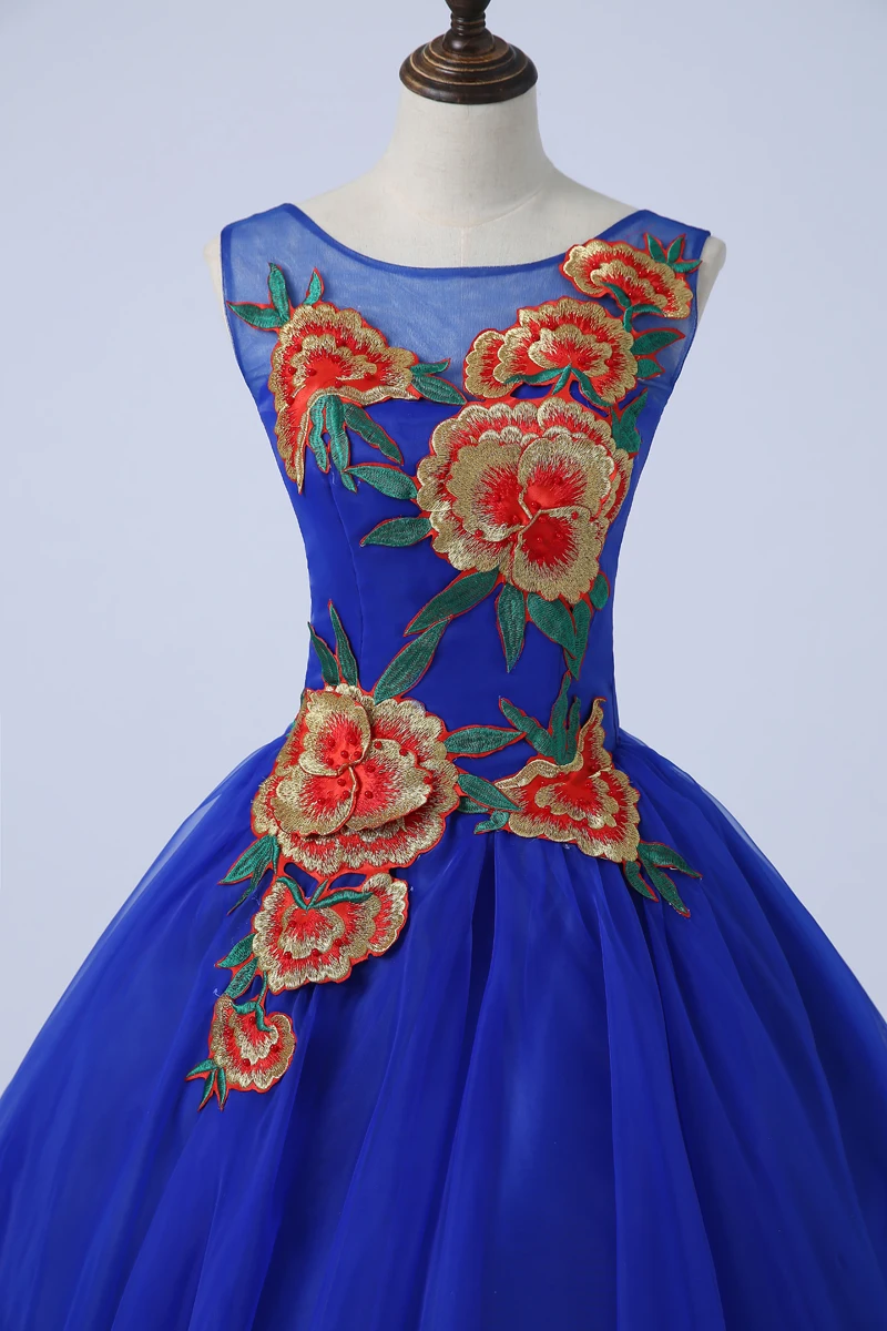 Quinceanera платья Элегантное платье для выпускного вечера роскошное бальное с