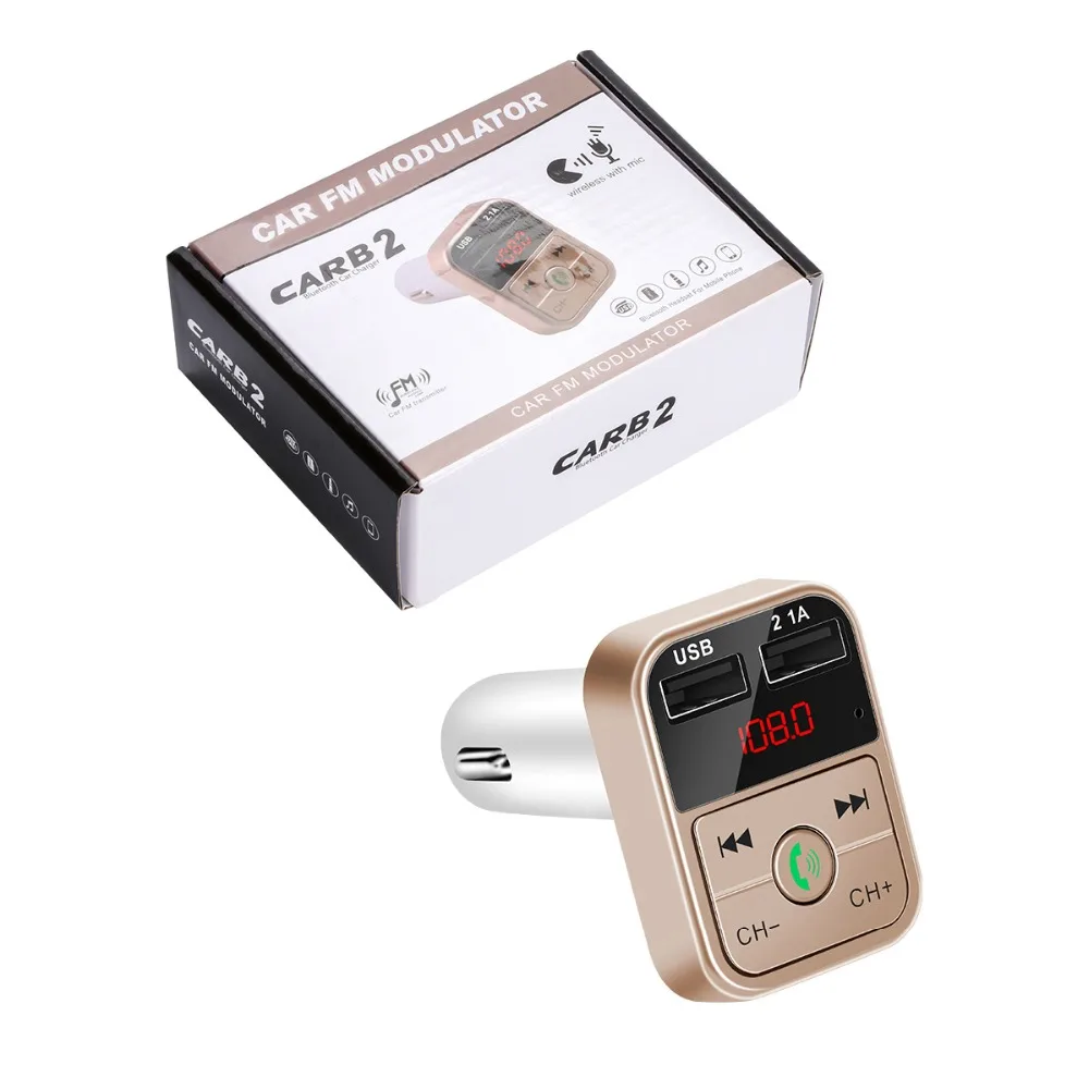 Bluetooth автомобильный fm трансмиттер модулятор громкой связи Car Kit MP3 плеер TF USB flash