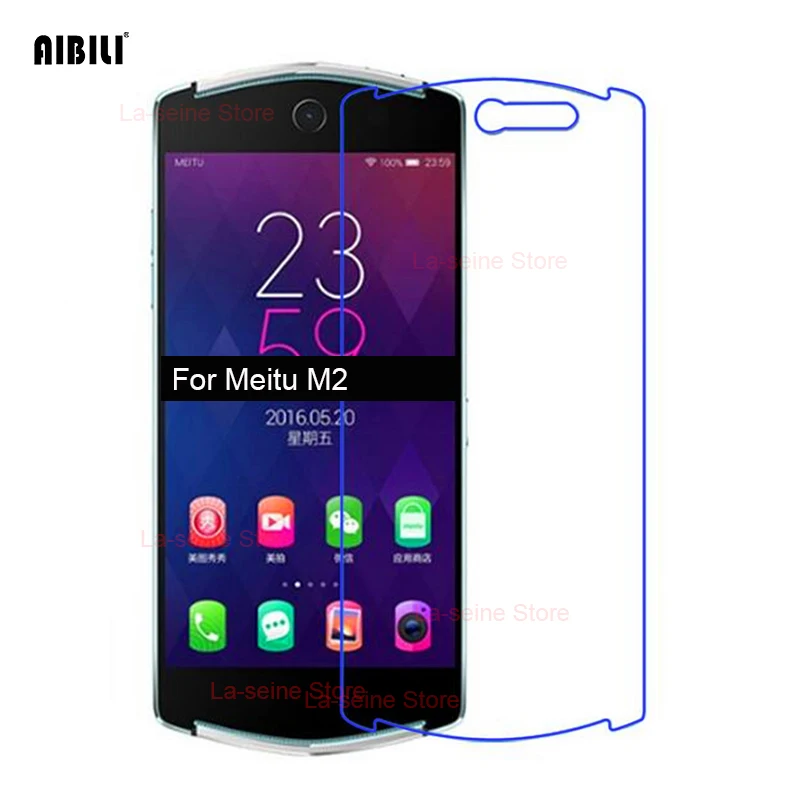 Закаленное Стекло для Meitu M2/M4/M6/M8/V4/T8/T8S/V6 Экран протектор 0 26 мм 2.5D с уровнем