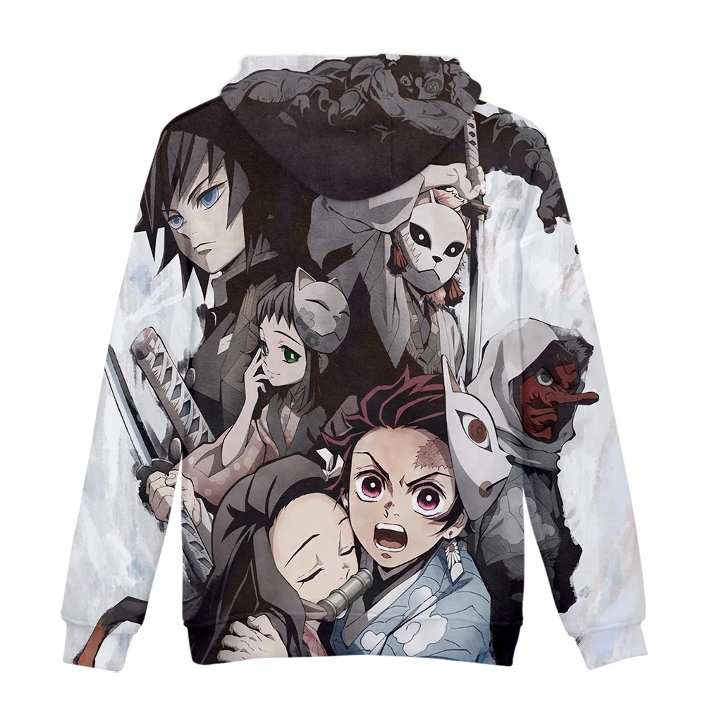 2019 японский аниме демон Slayer: Kimetsu no Yaiba 3D Толстовка с капюшоном Мужская/Женская