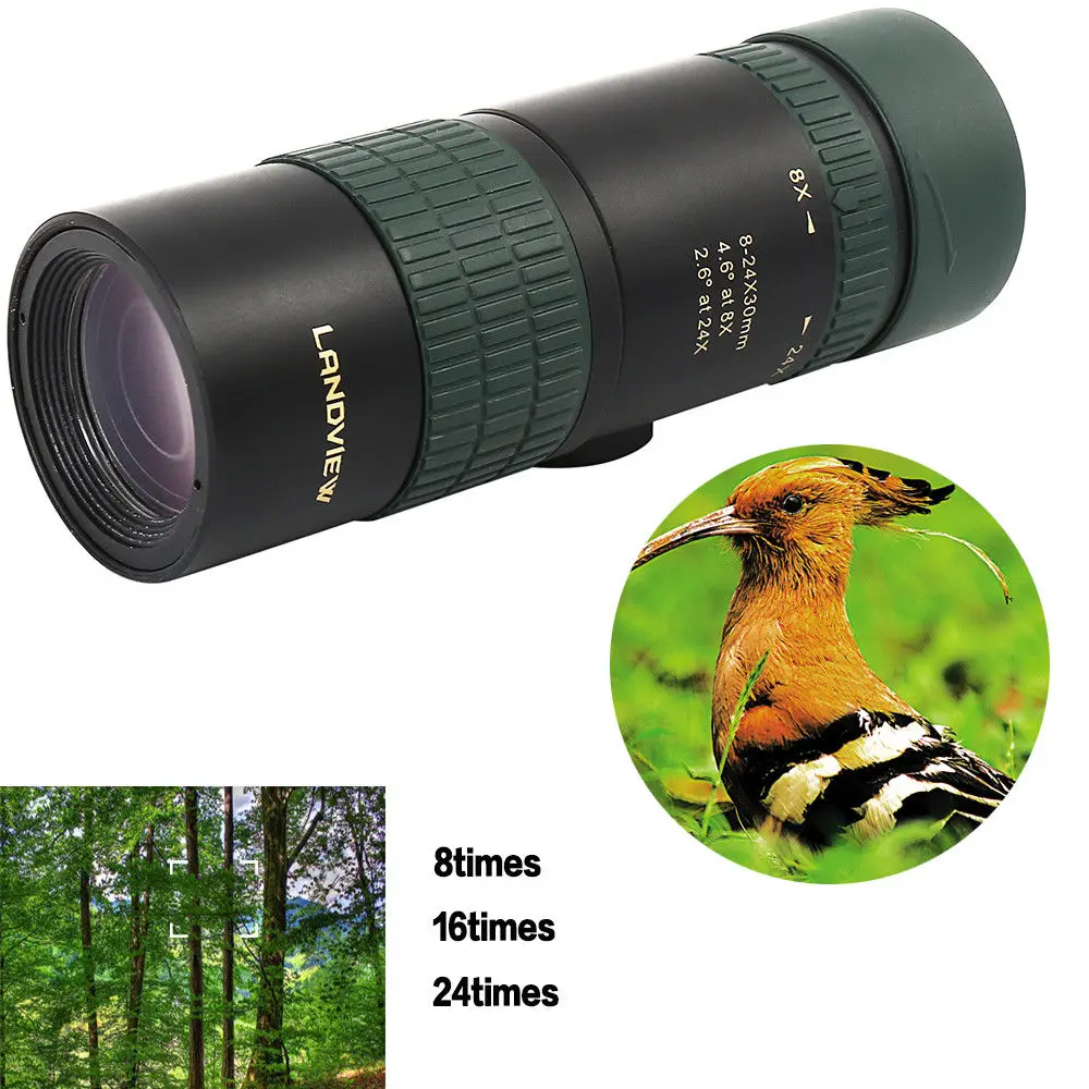 HK Portable 8X-24X Zoom Optical Telephoto Telescope Monocular Clip Phone Camera Lens for iPhone Samsung Xiaomi Redmi | Мобильные