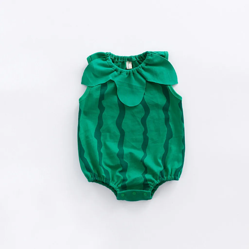 Комплект летней одежды для маленьких мальчиков хлопковый комбинезон с рисунком