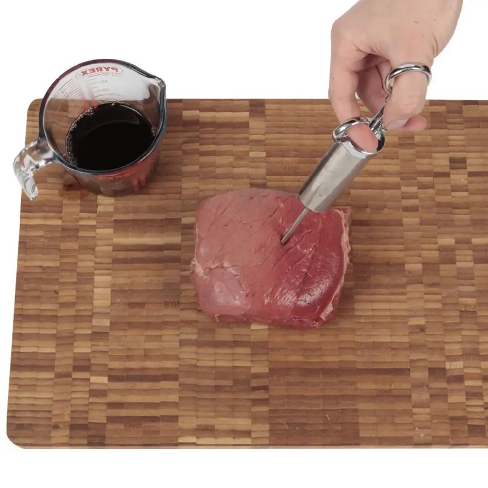 Инжектор для мяса набор инжекторов из нержавеющей стали инструмент приправ