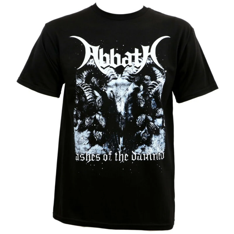 Подлинная Черная Металлическая футболка с прахом S M L XL 2XL|Мужские футболки| |