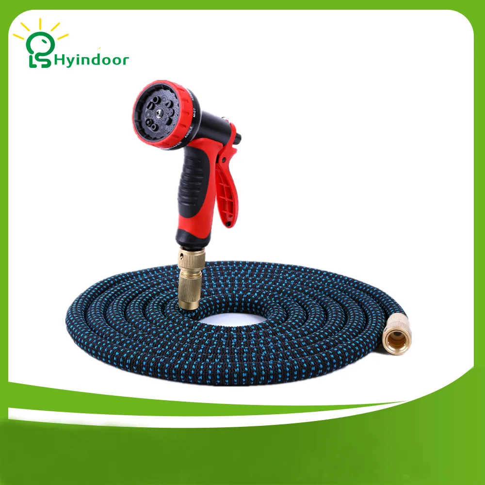 50 футов высокого давления водяной пистолет латунные фитинги расширяются садовые
