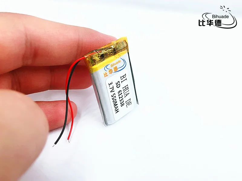 Li-po литий-ионные аккумуляторы небольшой емкости 3 7 В 550 мАч 612338 для игрушек LJ |