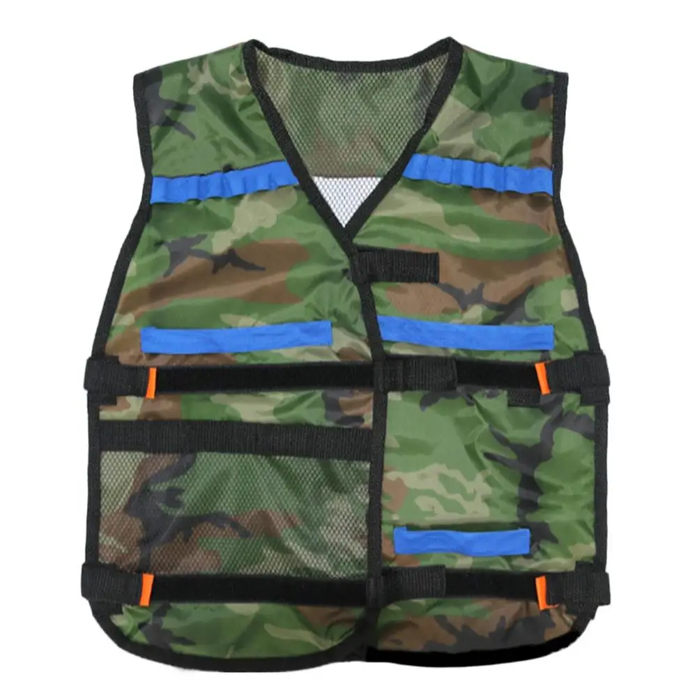 camouflage 54*47 см новые colete Открытый Тактические Регулируемый жилет комплект для Nerf N-strike охотничий жилет из игры Elite Одежда высшего качества - Цвет: camouflage